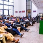 EFCC Chairman, Ola Olukoyede, addressing the media on Monday in Abuja