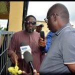 Maj. Gen. Godwin Umelo (rtd) alongside Dr Ali Peters, the Vice Captain of TYB International Golf Resort and Country Club (TYB-IGRCC) during the commissioning of a newly built state-of-the-art caddy shed at the club in Abuja on Monday. (PhotoCredit:NAN)