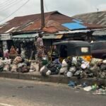 Refuse in front of Amukoko Cemetery Orile Road