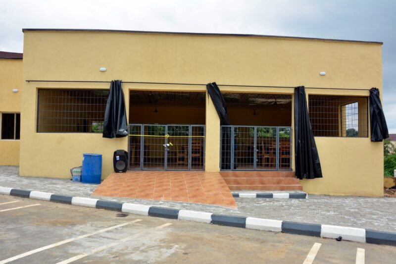 The newly inaugurated Caddy Shed