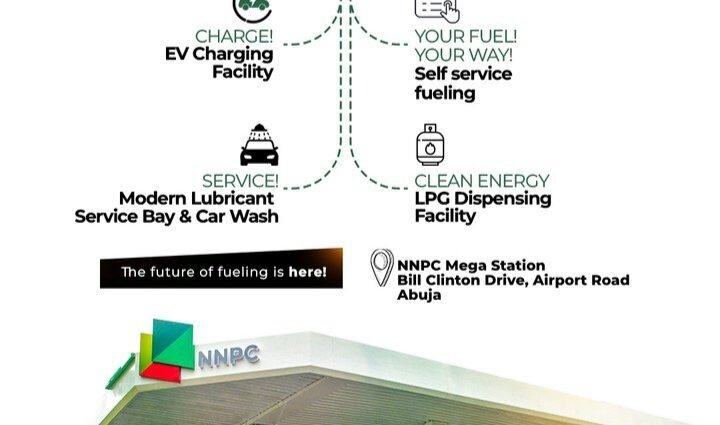 The newly inaugurated NNPC Ltd. smart, 24-hour self-service fuelling station