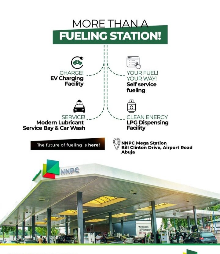 The newly inaugurated NNPC Ltd. smart, 24-hour self-service fuelling station