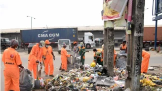 Waste collectors in Lagos