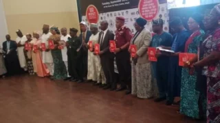 Some of the awardees at the Verbatim Magazine Awards-Dinner in Abuja