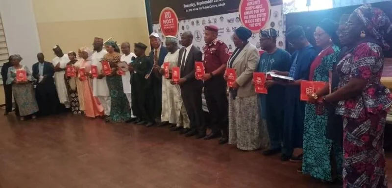 Some of the awardees at the Verbatim Magazine Awards-Dinner in Abuja