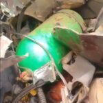 The exploded CNG Cylinder