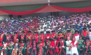 A cross section of participants during the 36th Convocation Ceremony of the Nigerian Defence Academy (NDA) in Kaduna on Thursday