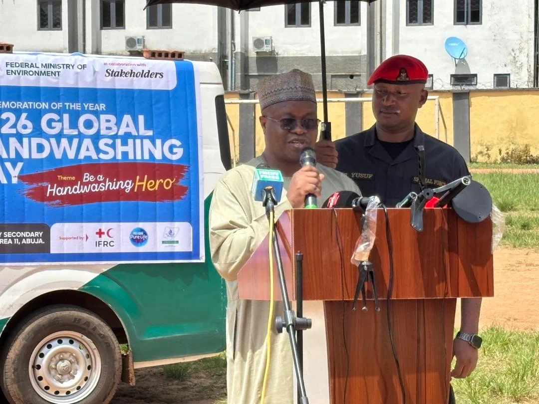 Minister urges Nigerians to adopt water-saving, climate-smart handwashing methods