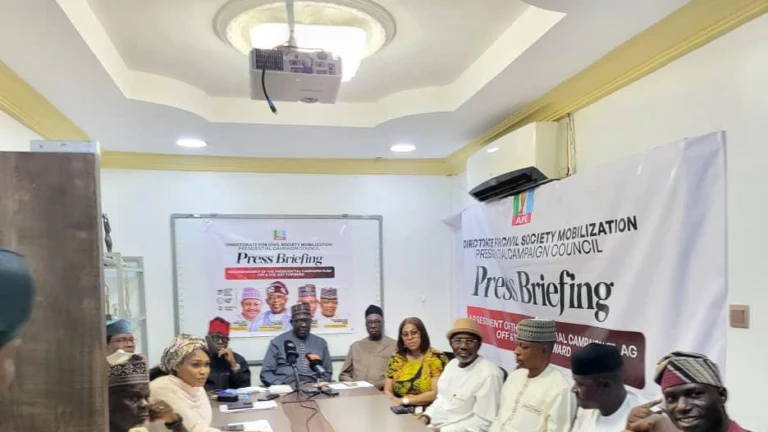 APC campaign directorate targets CSOs for Tinubu’s re-election