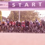 Cyclists at the Ride Abuja Race