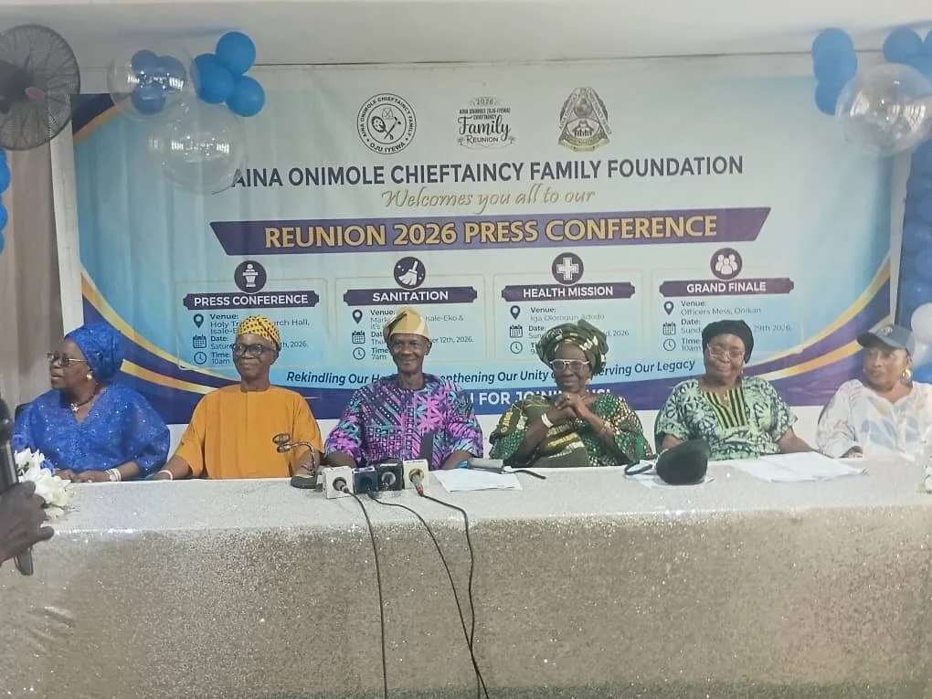Family unveils foundation to impact Lagos  communities, donates N1.5m to PHC