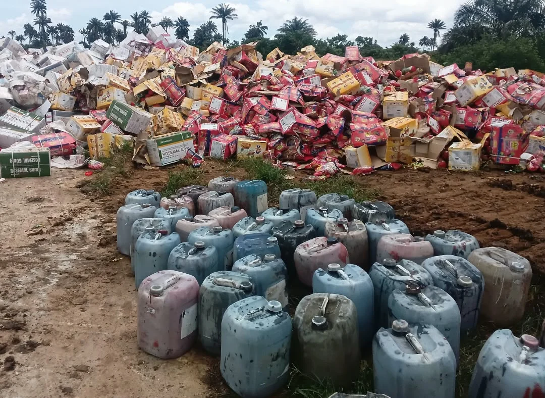 NAFDAC destroys N2.6m expired, substandard products in Rivers