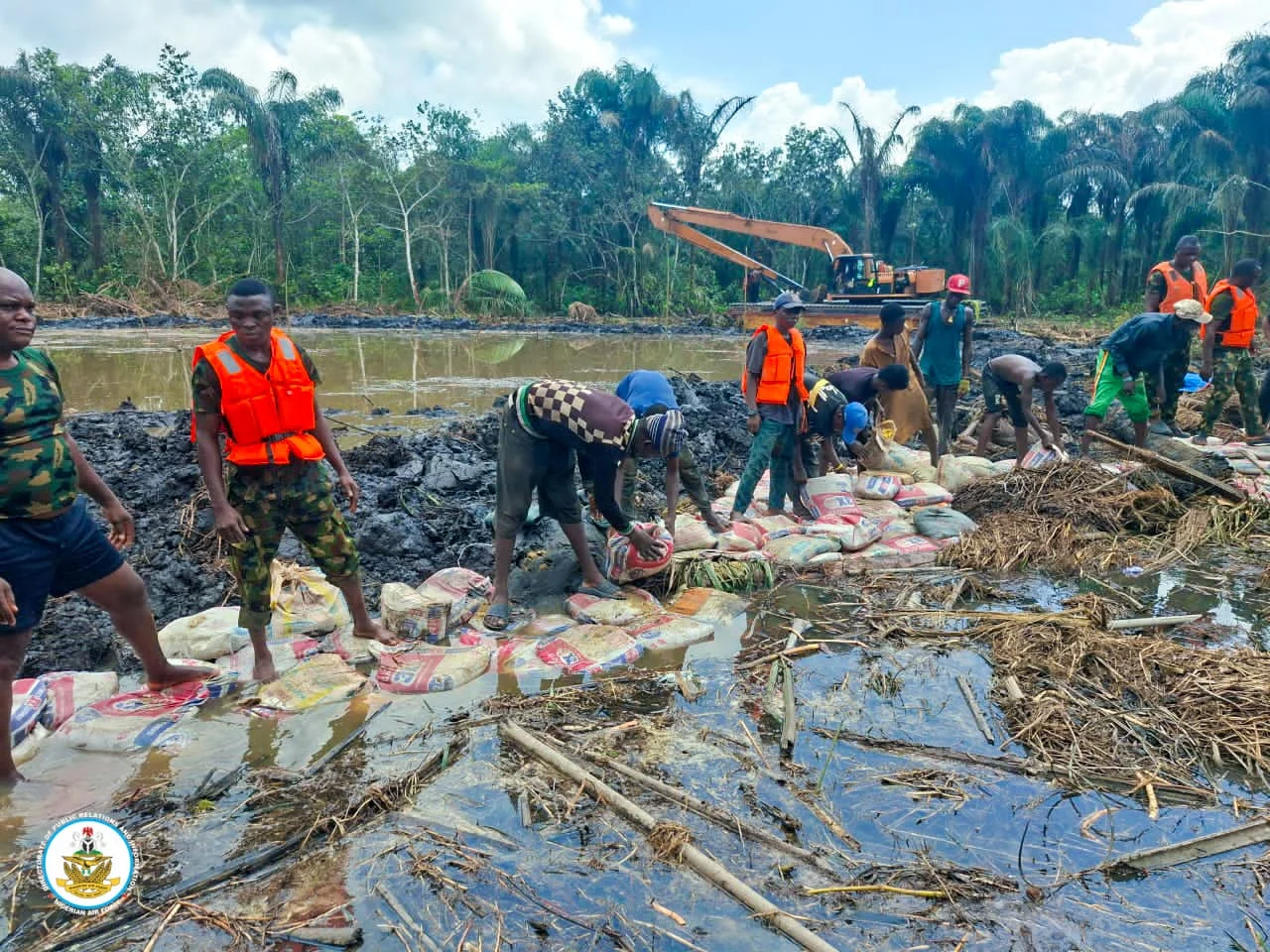 NAF sustains recovery efforts at Igbokoda crash site as water level drops