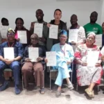A cross section of members of delegation to a 10-day technical study tour to Bavaria, Germany, on waste management.