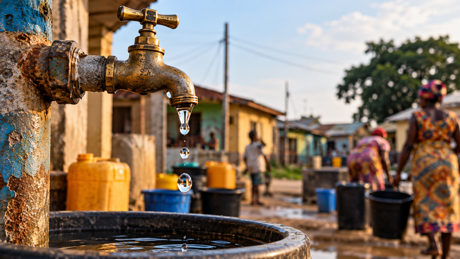 Illustration for water in Lagos