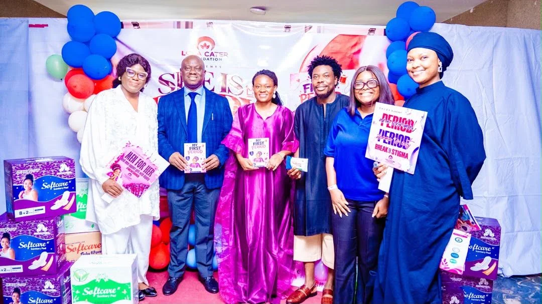Miss Ololade Ogunnubi, CEO, Lola Cater Foundation (third left), with other partners and stakeholders