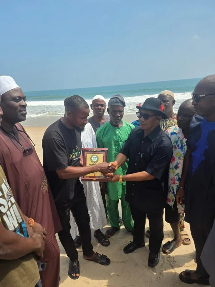 NESREA honours Lagos traditional ruler, NGO for turtle rescue