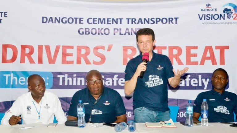 Safety: Dangote Cement Gboko hosts strategic retreat for drivers