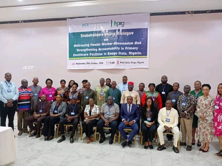 Research group decries health workers’ absenteeism in Enugu PHCs